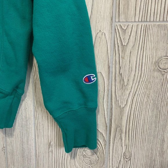 champion shirt teal